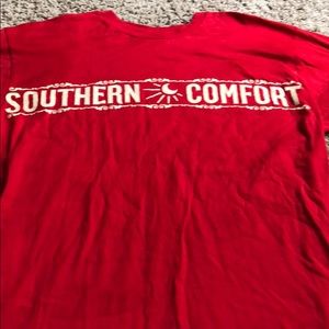 Southern Comfort Red T Shirt Large Men